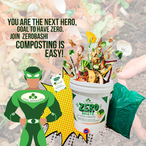 Zerobashi Kitchen Composting Kit