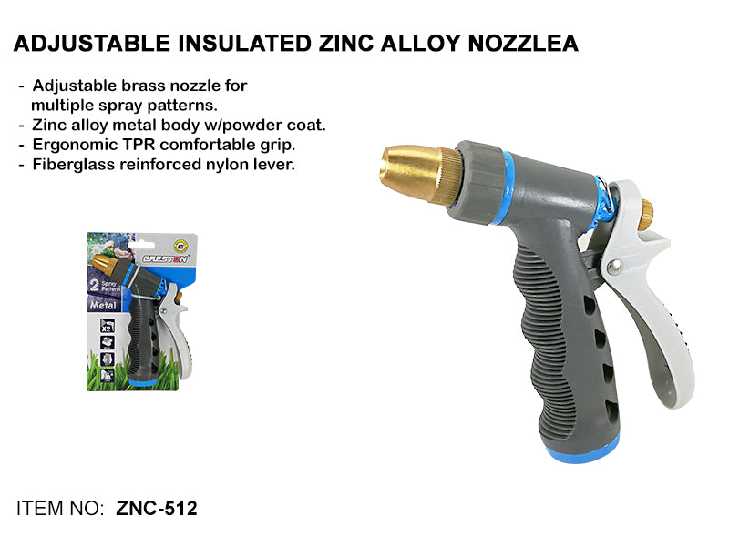 Adjustable Insulate Zinc Alloy Nozzle (ZNC-512)