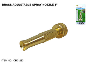 Brass Adjustable Spray Nozzle (CBC-223)